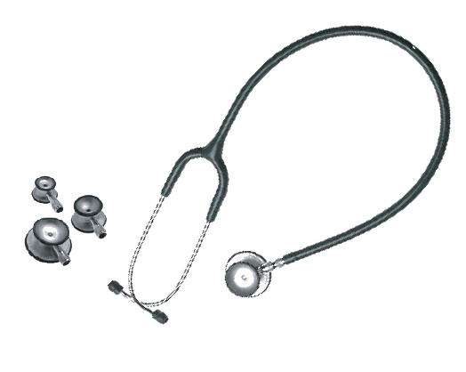 Stethoscopes - Tristar Stethoscope with 3 Chest pieces
